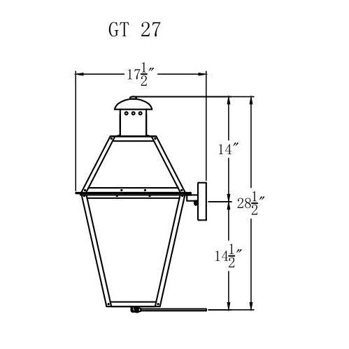 The Coppersmith's Georgetown 27 Electric Light - Gt27e 