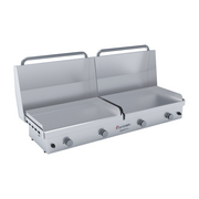 Le Griddle - 4 Burner Gas Griddle with Lids