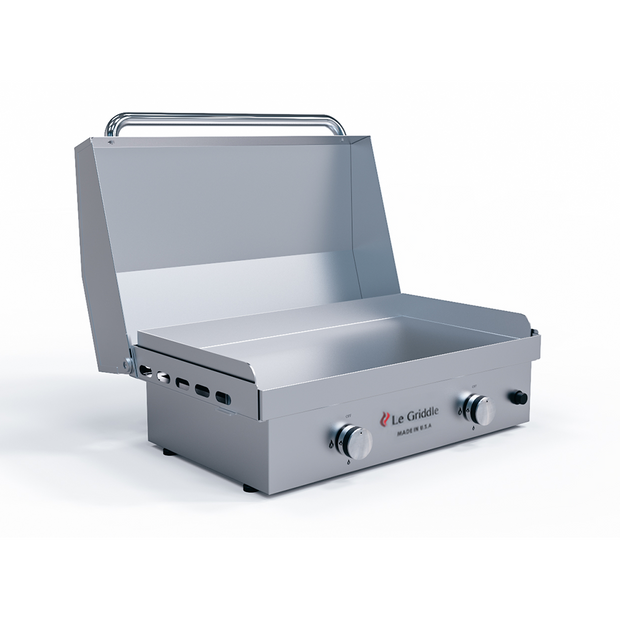 Le Griddle - 2 burner gas griddle with lid