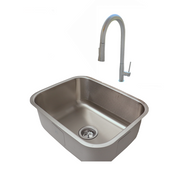 Stainless Steel Sink with Faucet