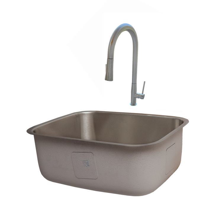 Stainless Steel Sink with Faucet